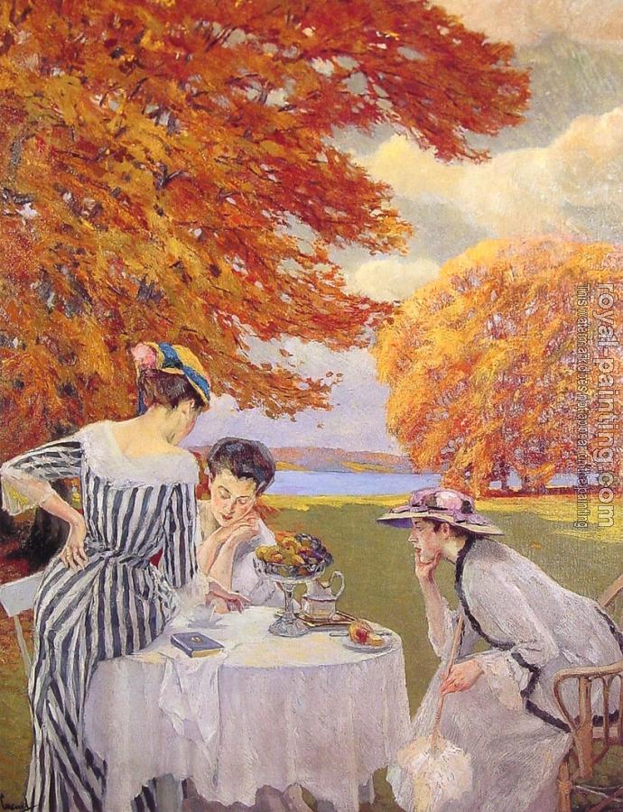 Edward Cucuel : Tea in the Park Edward Cucuel : Tea in the Park